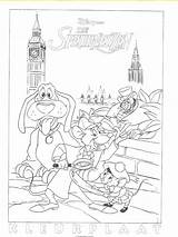 Detective Mouse Coloring Great Pages Disney Coloringpages1001 Magic sketch template