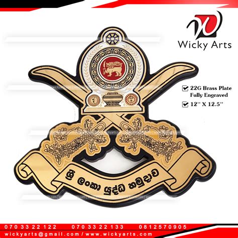 sri lanka army logo wicky arts