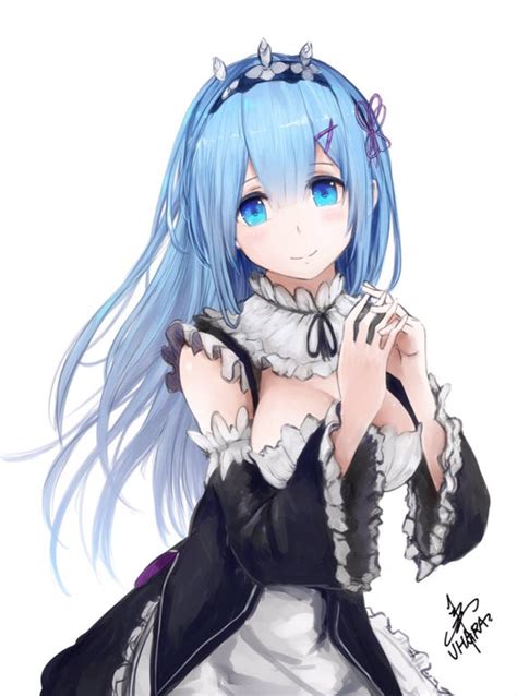 Long Haired Rem Re Zero