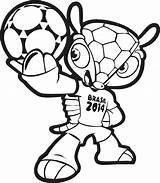 Fuleco Voetbal Paw Colorir Verjaardag Wk Leuke Mascote Startpagina Pups Mascotte Copa Woezel Pip Leeuw Wereldkampioenschap Elftal sketch template