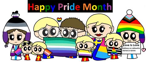 fanart happy pride month scandinavia and the world