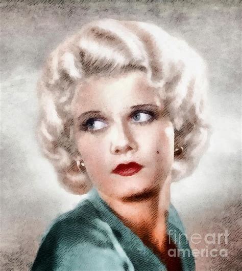 Jean Harlow Vintage Actress By John Springfield Beach Towel For Sale