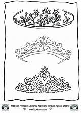 Tiara Coloring Pages Princess Crown Draw Drawing Lace Booth Getdrawings Kids Templates Getcolorings Google Sheets Template Colouring Colorings เล บ sketch template