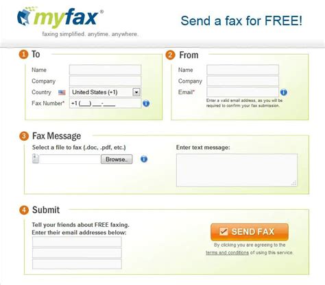 send  fax message  techyvcom