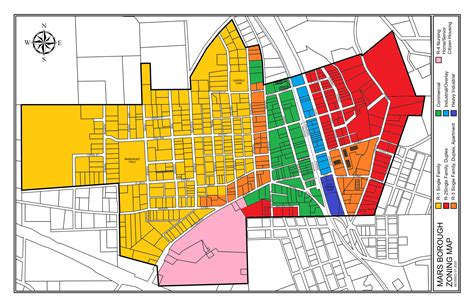 mars borough zoning map rev   mars borough