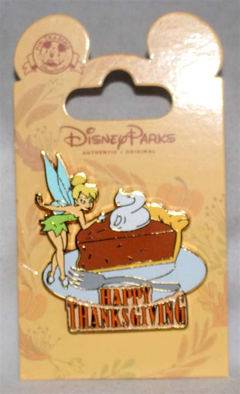 Disney Parks Happy Thanksgiving Pin Tinker Bell And