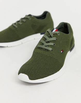 tommy hilfiger lightweight knitted trainer asos