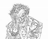 Joker Arkham Quinn Getdrawings Sketsa Putih sketch template