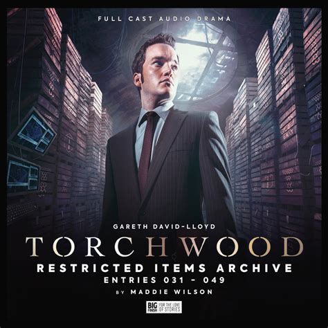 review torchwood restricted items archive entries   indie