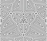Geometric Patterns Islamic Pages Coloring Getcolorings sketch template