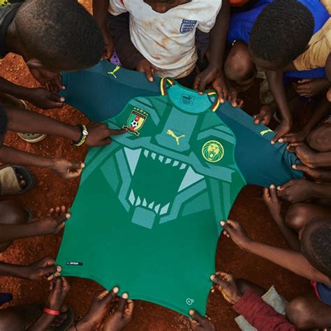 puma launch cameroon jersey to celebrate 20th year