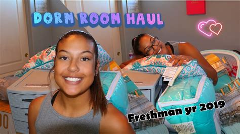 College Dorm Room Haul 2019 Freshman Youtube