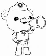 Octonauts Coloring Pages Kwazii Barnacles Captain Dashi Colouring Getdrawings Getcolorings Color Colorings Colori sketch template