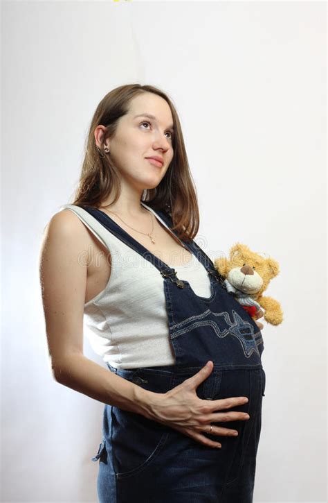 pregnant woman and fat man stock image image of lady 6049207