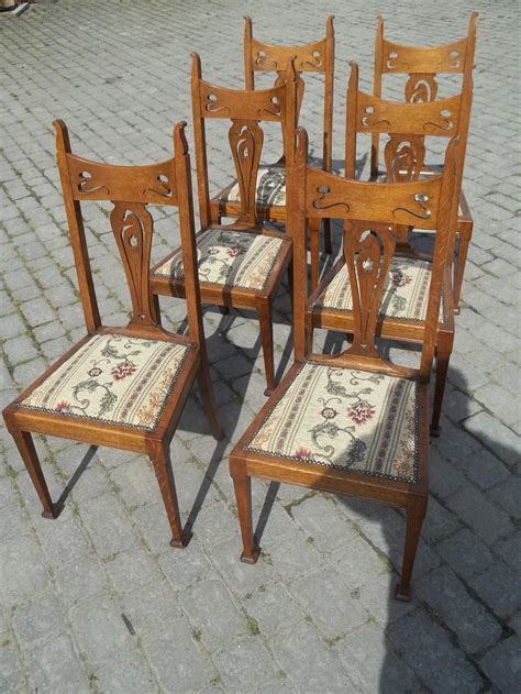 antique set  oak dining chairs antiques atlas