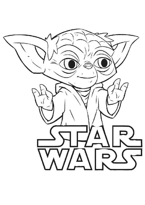 baby yoda star wars coloring pages print color craft