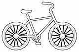 Bicycle Coloring Bike Pages Kids Drawing Easy Bmx Color Printable Sheet Bikes Bicycles Bicyle Print Colorings Template Vehicles Getdrawings Riding sketch template