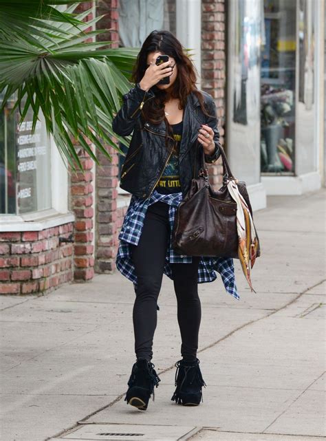 Vanessa Hudgens Real Los Angeles Street Style Winter 2014