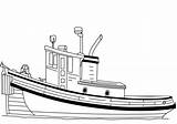 Tugboat Crociera Nave Theodore Supercoloring Rimorchiatore sketch template