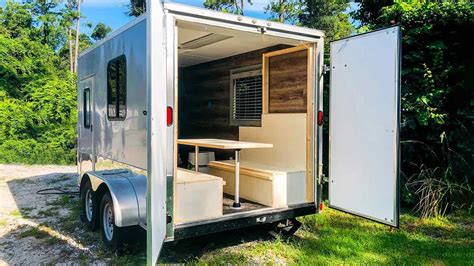 turn  cargo trailer   camper  easy steps