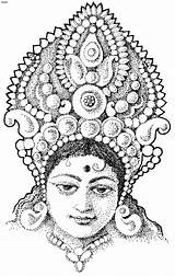 Durga Maa Lakshmi Diwali 4to40 sketch template