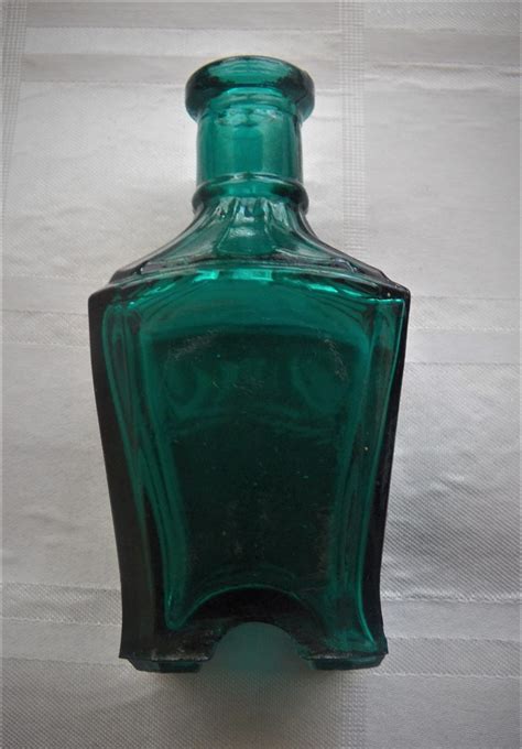 small vintage bluegreen bottle green bottle bottle blue green