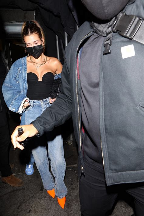 Hailey Bieber Sexy In The Nice Guy Bar 28 Photos The Fappening