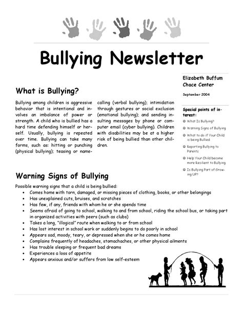 bullying newsletter  sarah issuu