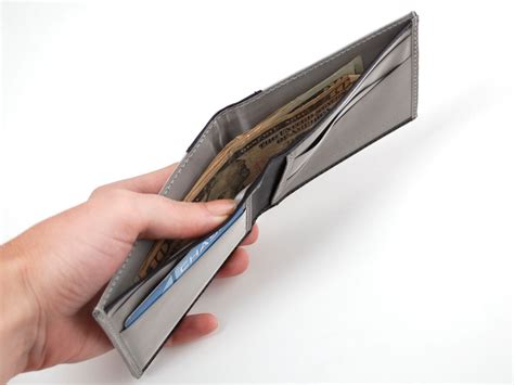 stainless steel rfid blocking wallet id   adafruit