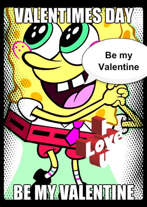 spongebob   valentines spongebob squarepants fan art