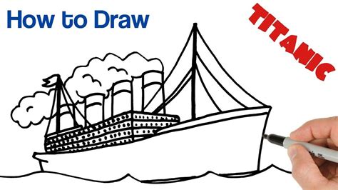 draw  titanic titanic drawing easy drawings titanic images   finder