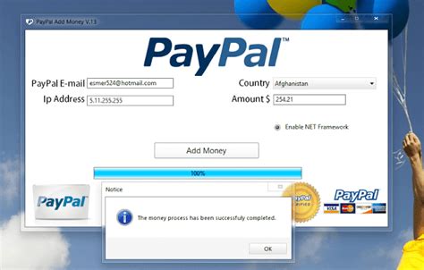 paypal money adder paypal money adder add unlimited money   paypal account