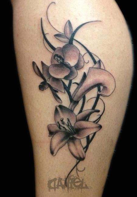 Flowers On Vine By Daniel Adamczyk Tattoos