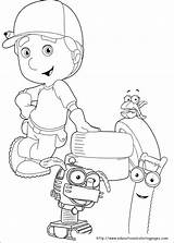 Manny Handy Coloring Pages Print Kids sketch template