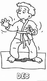 Judo Deb Naam sketch template
