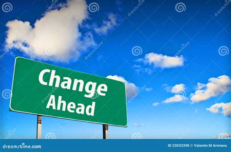 change  sign royalty  stock  image
