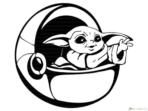 baby yoda coloring pages   pictures  printable