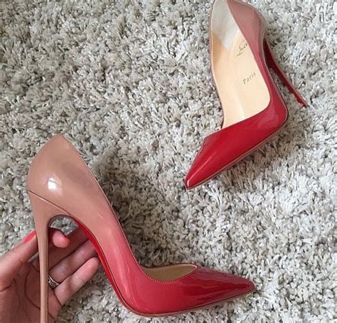 red bottom red tip shoes heels fashion high heels jimmy choo heels