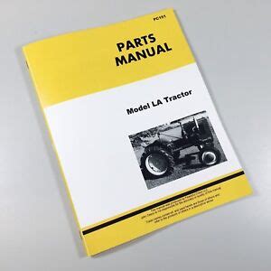 john deere  parts manual