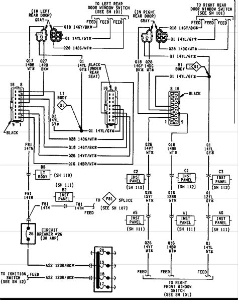 jeep grand cherokee driver door wiring diagram youthhigh power