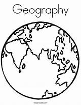 Coloring Geography Earth Built California Usa sketch template