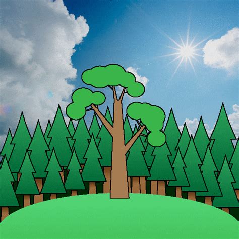 detail animasi hutan koleksi nomer