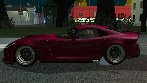 dodge viper srt gts liberty walk car mod  gta sa