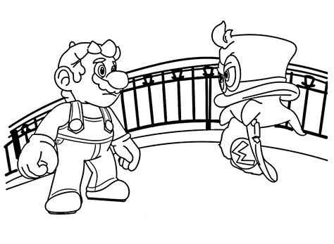 super mario odyssey images coloring pages super mario odyssey
