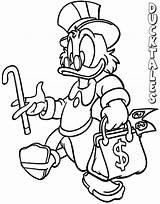 Patoaventuras Mcduck Scrooge sketch template