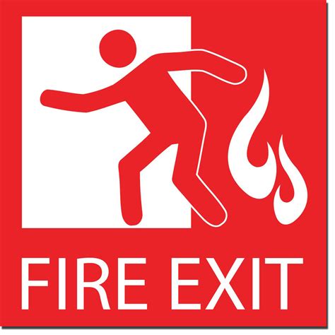 emergency exit clip art library