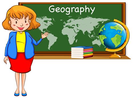 geography teacher  world map   board  vector art  vecteezy