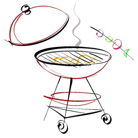 grill clipart drawn grill drawn transparent     webstockreview