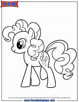 Pinkie Coloring Poni Mewarnai Kuda Mlp Bubakids Equestria Kartun Rarity Frozen sketch template