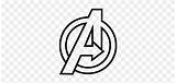 Avengers Logo Coloring Pages Decal Clipart Logodix Shapes Logos Brands Colors sketch template